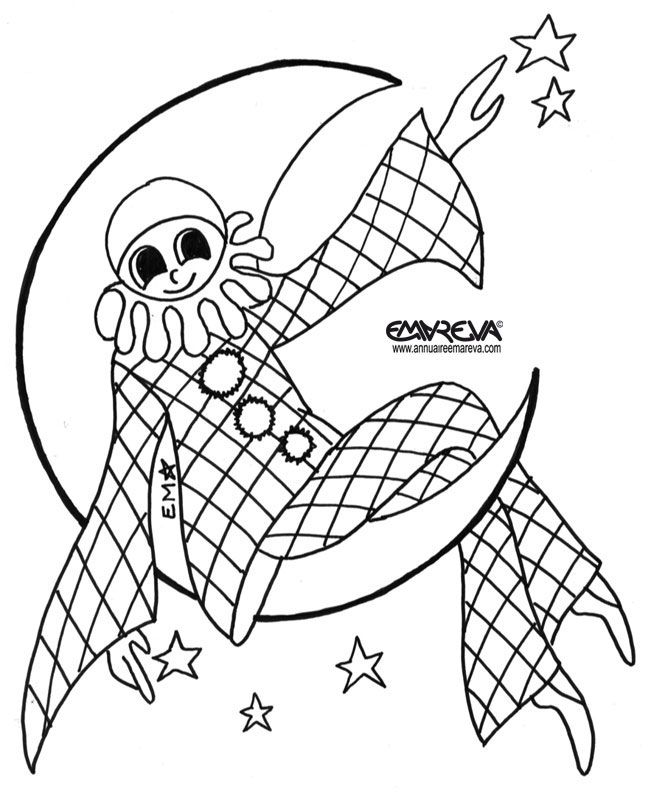 Plansa de colorat cu Carnaval 78 76